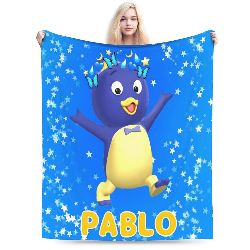 Comfortable  The Backyardigans  Blanket Merch Room Decorative  Throw Blanket Soft Fleece For Outdoor