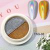 20G Chrome Nail Powder 2 Metallic Holographic Pigment Colors Mirror Effect Powder DIY Gel Nail Art
