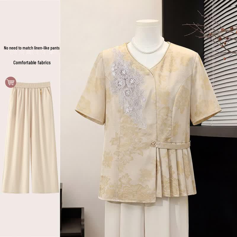 Tang Lady's New Chinese Style Embroidered Summer Collection