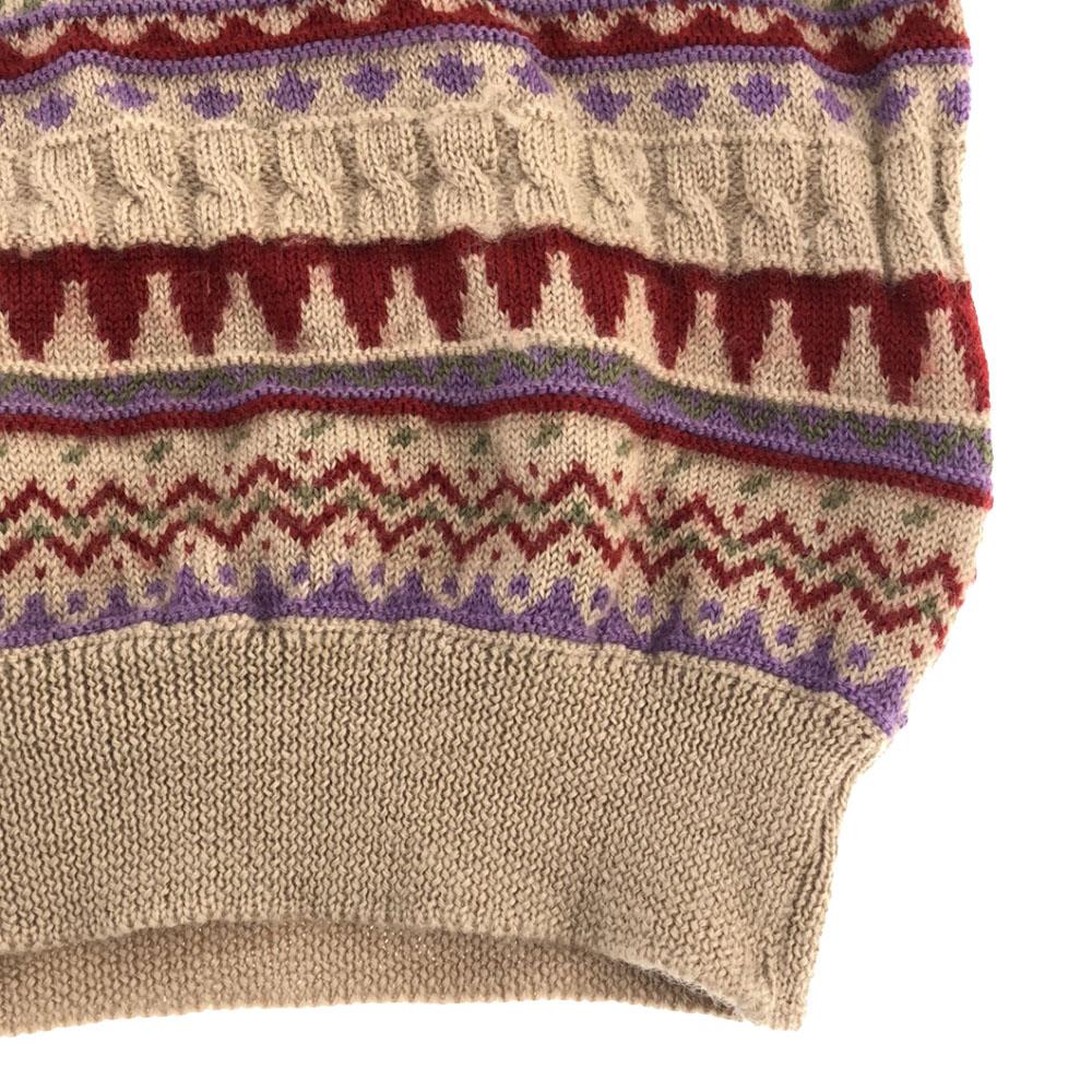 HENRI LLOYD Wool Overall Handle Long Sleeve Sweater L Beige Knit Men's Used