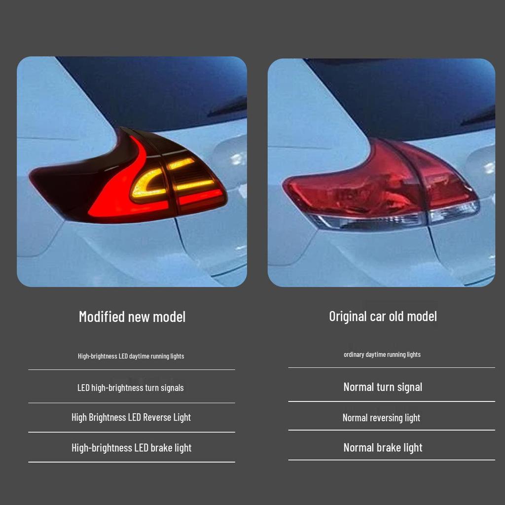 LED DRL & Sequential Turn Signals for 09-13 Toyota Venza Tail Light Assembly