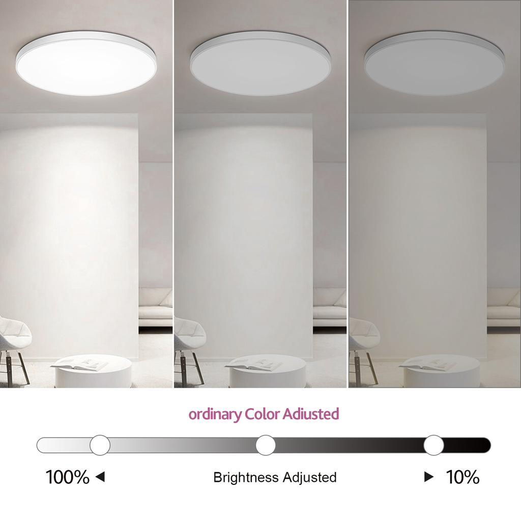30W Intelligent RGB Dimming Ceiling Lamp 220 V Wi-fi+BT 2.4G Remote Controlling Built-in Microphone