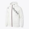 MUBEUSEUPOCHEUBAIDESANGTEU Wording Graphic Woven Hooded Windbreaker Jacket White Vs123Ewb11
