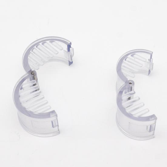 2Pcs Ponytail Volumizer Hair Clip Transparent Hair Styling Clip Non-Slip Ponytail Lift Tool Compact Hair Accessory