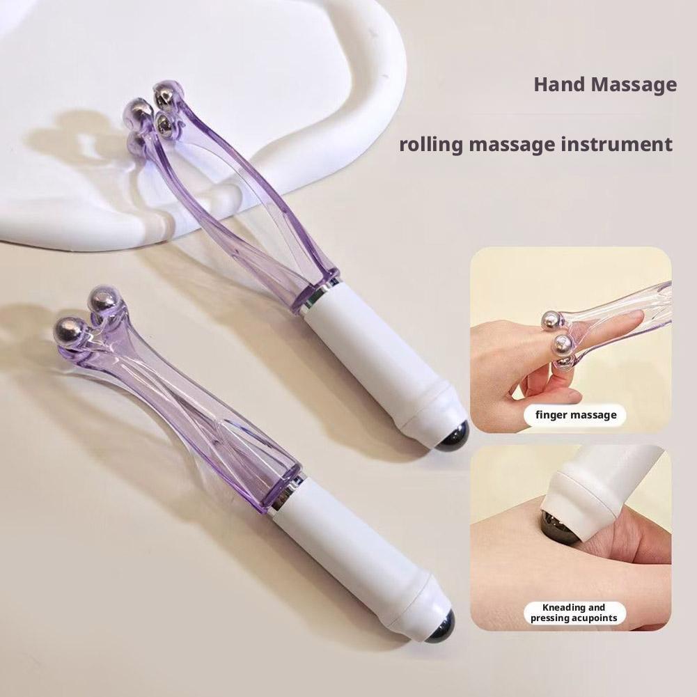 Finger Joint Acupoint Massager Rollers Handheld Hand Acupuncture Points Massager Relieve Finger Fatigue Arthritis Massage Tool
