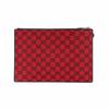 Gucci Valentines Day Collection Vintage Logo Leather Canvas Clutch Unisex clutch Red Blue 661105-2UZAV-6477