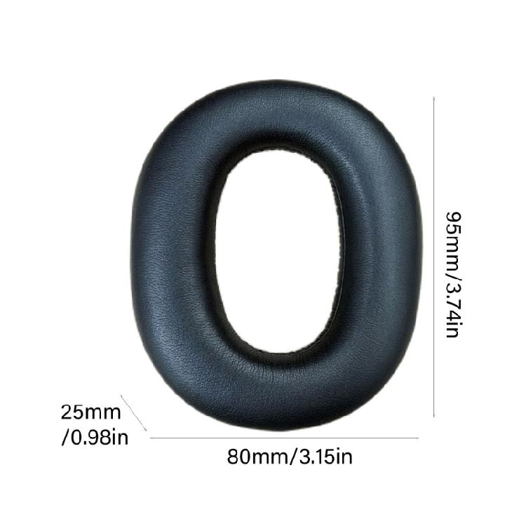 Noise Canceling Protein Leather Ear Cushions Foam Padding Slip Grip Easy Maintenance Cover Universal Fit Headphone Acces