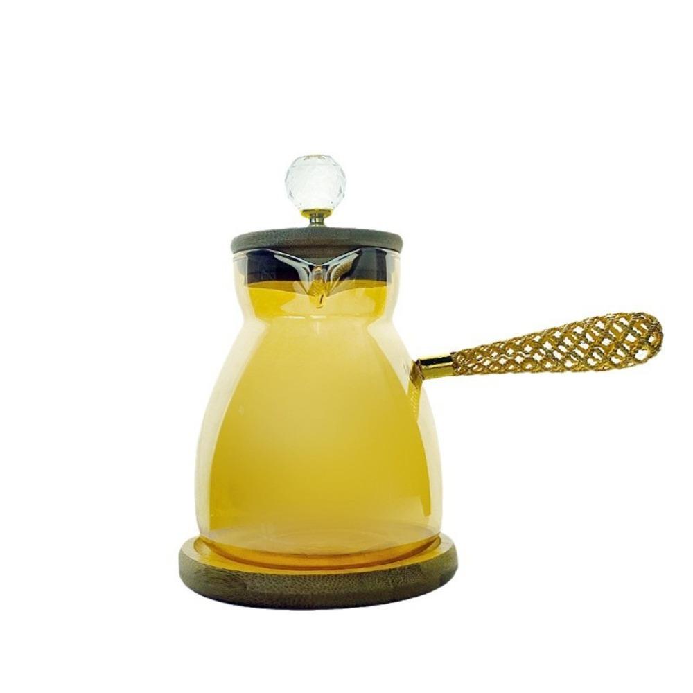 Heat-resistant High Borosilicate Glass Coffee Pot Pour Over Coffee Pot  Afternoon Tea 350 ML