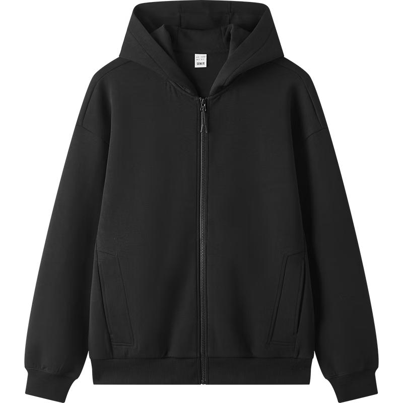 Semir Wang Anyu Collection Loose Fit Hooded Knit Jacket