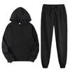 Completo Uomo Felpa con Cappuccio e Pantaloni Jogger Vestibilità Larga Outfit Casual