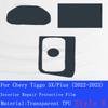 For Chery Tiggo 3X/Plus (-) TPU Car Interior Gear Dashboard GPS Navigation Screen Film Protective Scratch Sticker