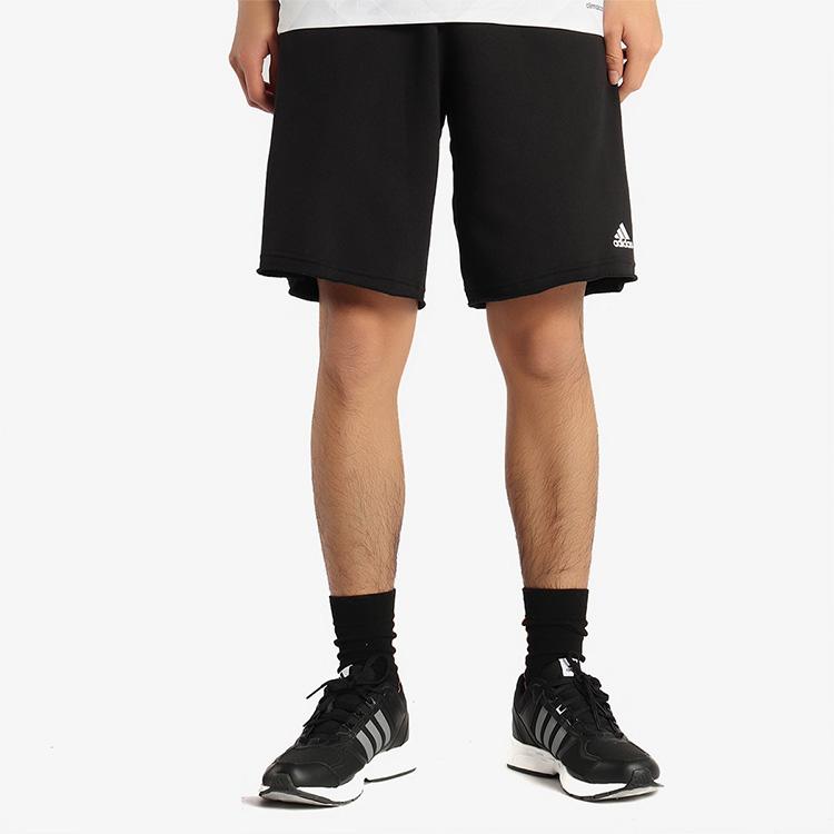 Adidas Sport Running Knit Terry Shorts Men Bottoms Black BK7461