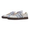 Adidas Vl Court Classic Pandora Manufacturing, Denim Bear Low top Skateboard Shoes Unisex Beige Blue JQ1501(Team1058-)