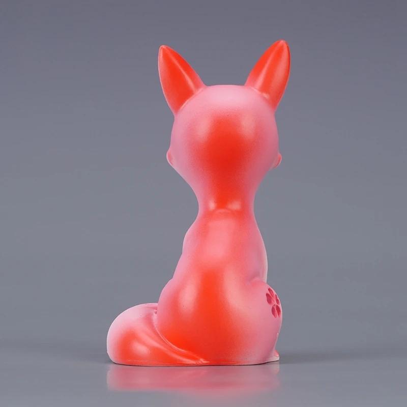 9CM Anime Game Genshin Yae Miko Fox Form Model Toy Gift Car Desktop Ornament Action Figure Two Styles Boxed