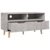 Vidaxl Szafka Pod Tv, Szarość Betonu, 90X40X48,5 Cm