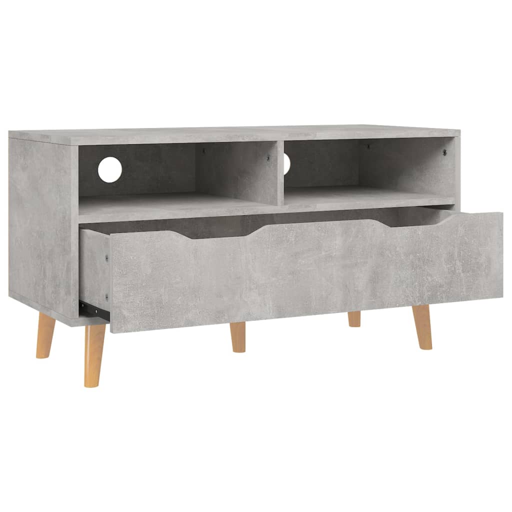 Vidaxl Szafka Pod Tv, Szarość Betonu, 90X40X48,5 Cm