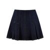Vintage High-Waist A-Line Denim Mini Skirt
