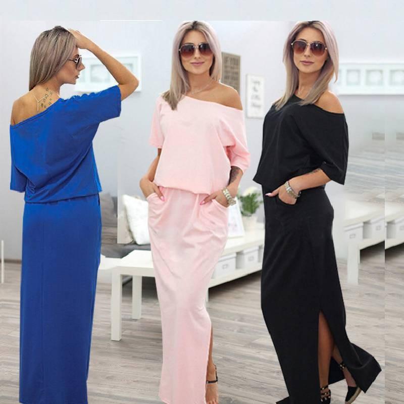 Elegant Summer Loose Pocket Dress Featuring Stylish Cutout Design And Soft Knit Fabric