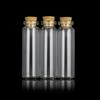10ML Small Transparent Glass Vials with Cork for Samples and Wishing Bottles