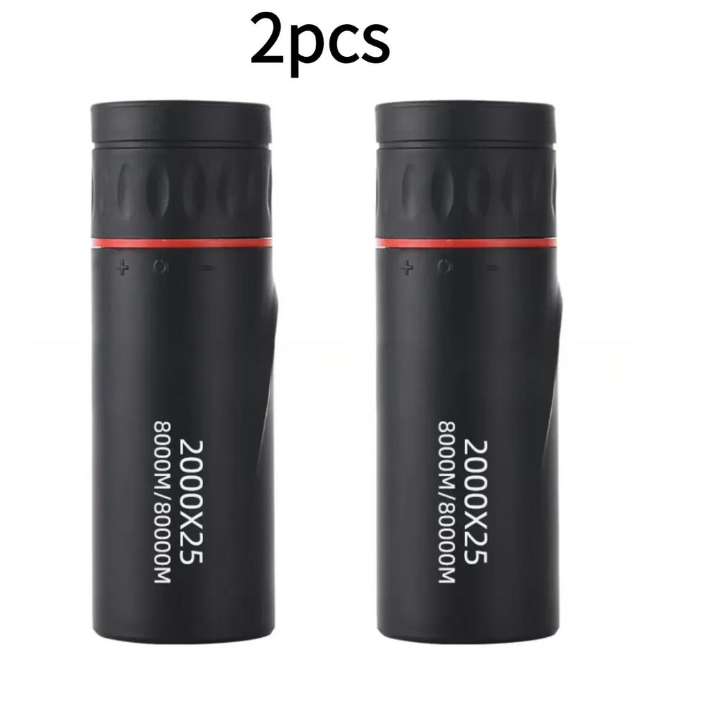 2000x25 HD Monocular Telescope Mini Portable Mobile Phone Telescope with Holder Outdoor Camping Hunting Birdwatching Telescopes