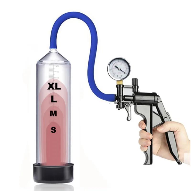 Penis Pump Cock Enlargement for Men Glans Sucking Extender Male Masturbator Medical Exerciser Erotic Sex Toys Adults Shop
