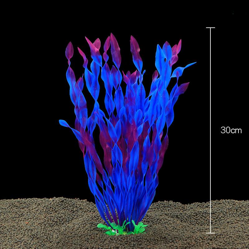 Artificial Aquarium Decor Plants Underwater Water Grass Aquatic Plastic Plants For Fish Tank Aquarium Decorations
