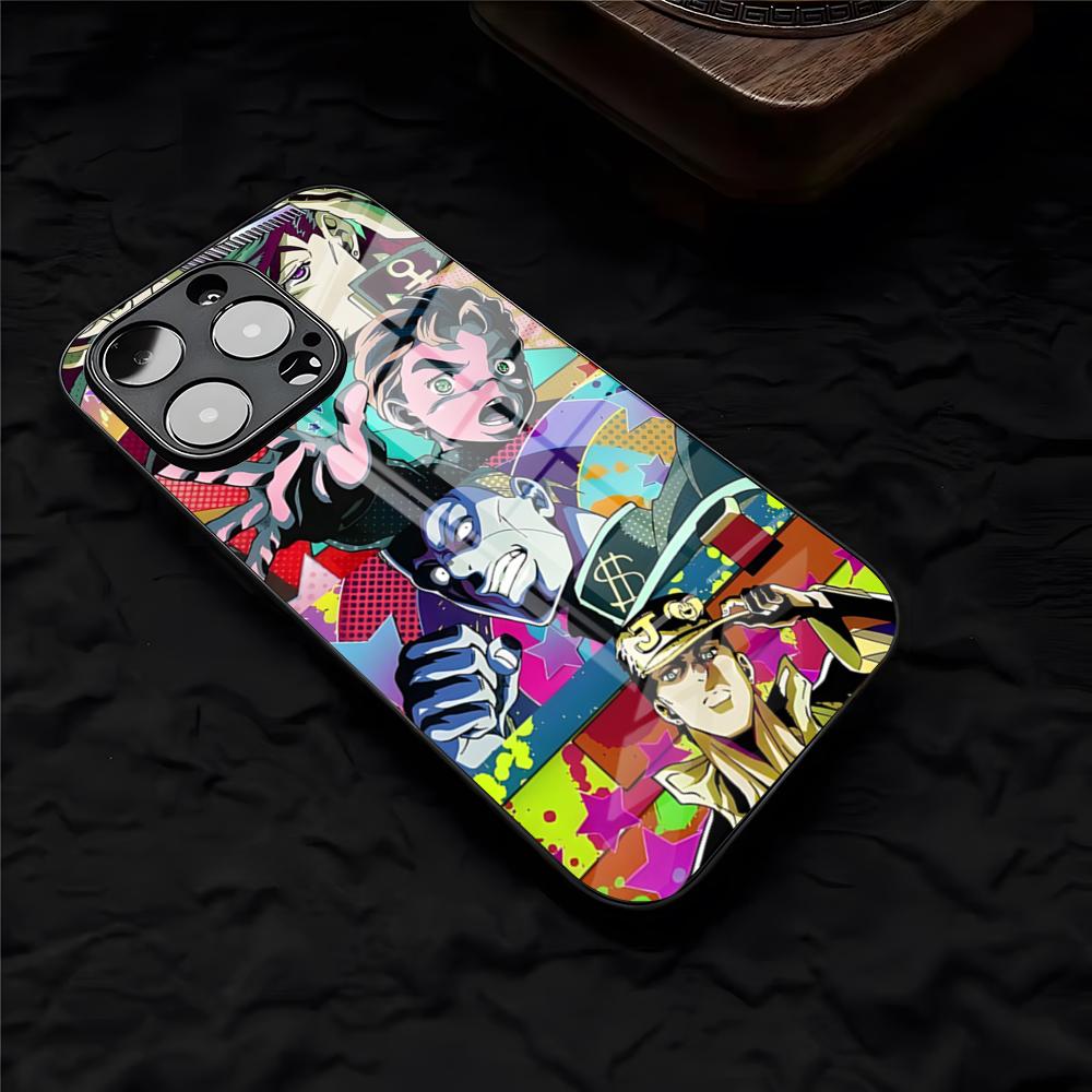 HOT Anime Jogo Phone Case For IPhone 17 Pro Max 16 15 14 Pro Max 13 11 X Xs Xr 8 7Plus Glass Cover