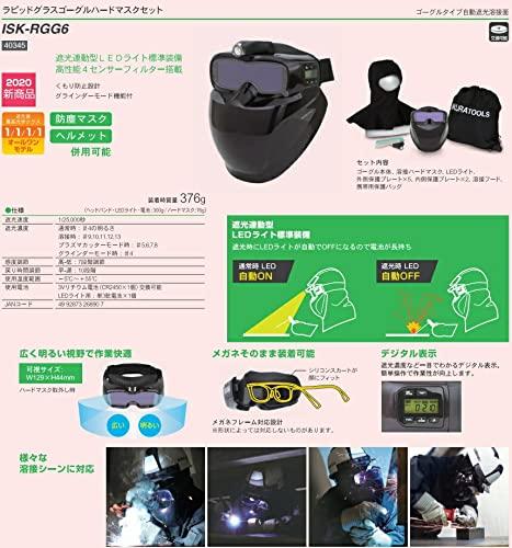 Ikura Seiki Rapid Glass Goggles 40345 ISK-RGG6
