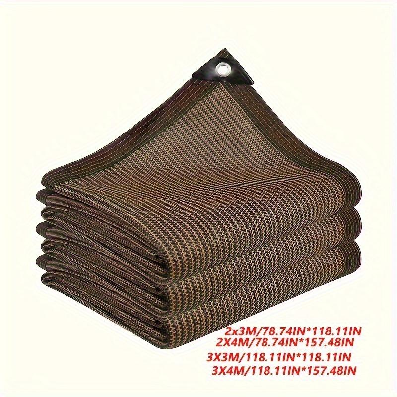 Sunshade Net with Edging and Holes Outdoor Shading Privacy Screen for Garden, Patio, Roof Insulation, and Corner Shade Sails