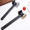 Meat Hammer Zinc Alloy Meat Tenderizer with Dual-Sided Textured Meat Mallet Quick Fibrous Tissue Breakdown Breaker for