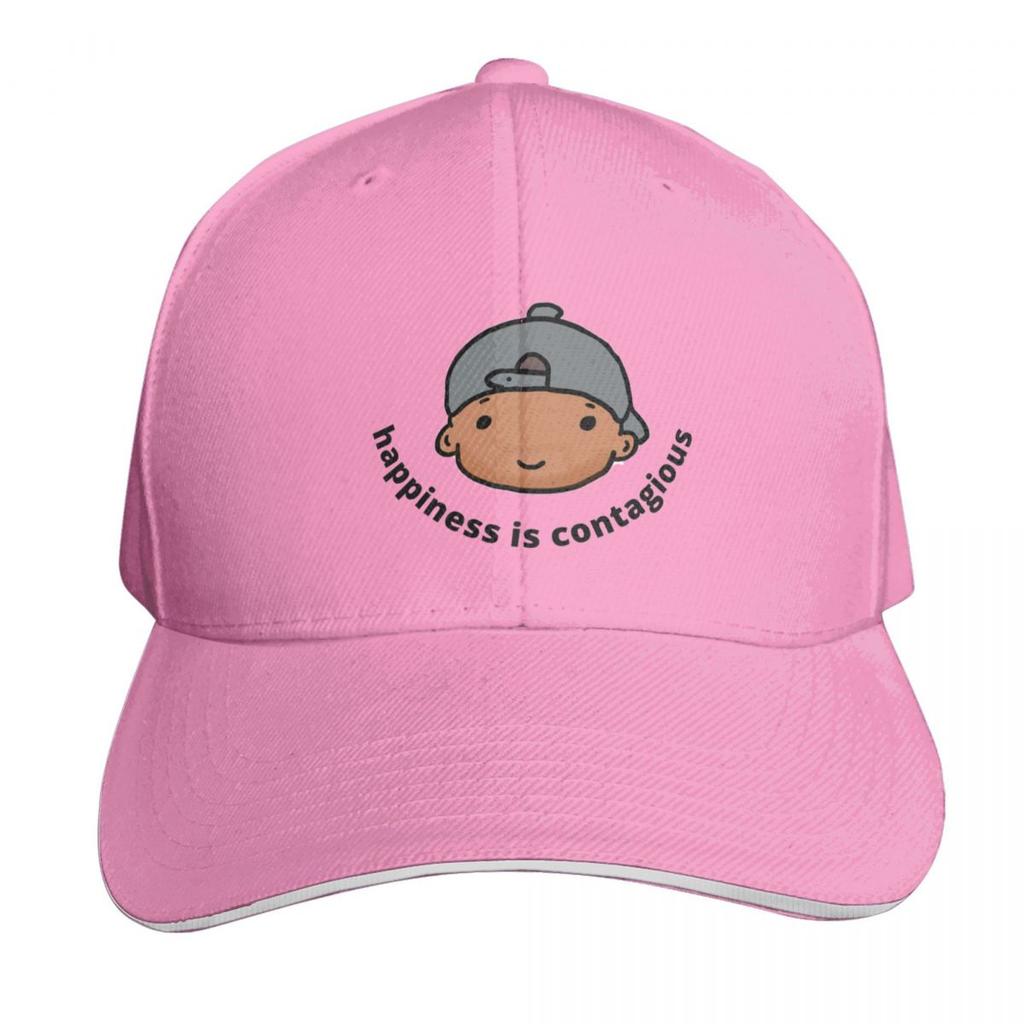 Happiness Is Contagious Baseball Cap Luxury Unisex Hat Dropshipping Hat Baseball Cap sun hat Unisexs Womens