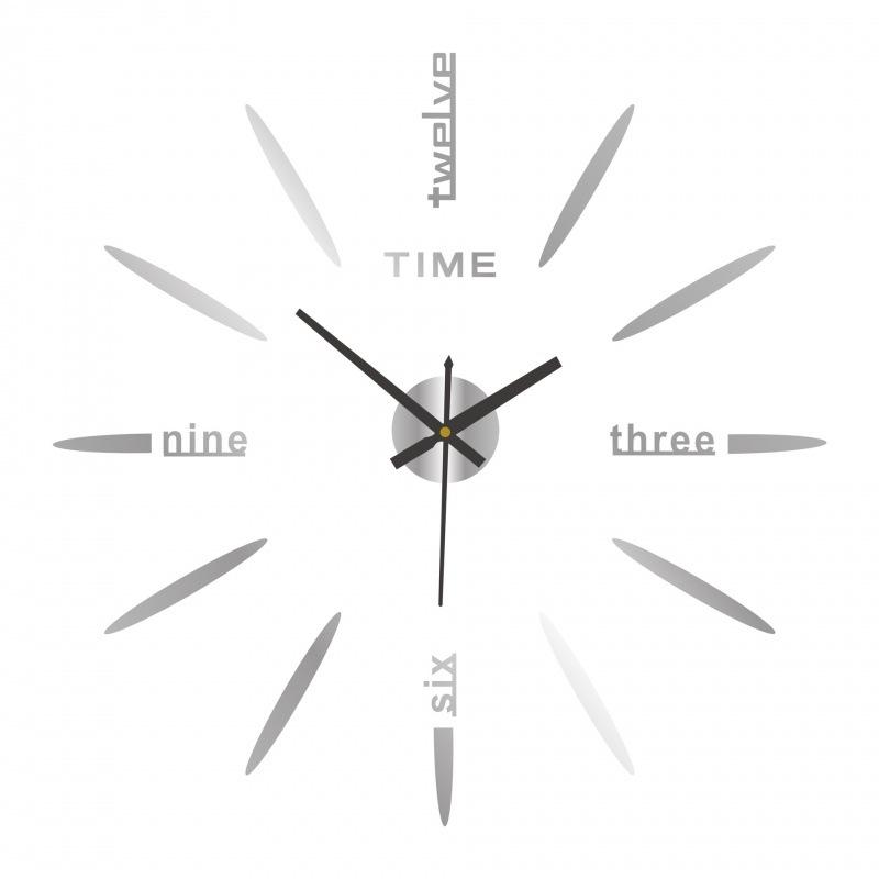 

Акриловые настенные часы DIY, Светящиеся настенные часы, Спальня, Гостиная, Зеркальные часы для прихожей, Бесшумные декоративные часы luminous