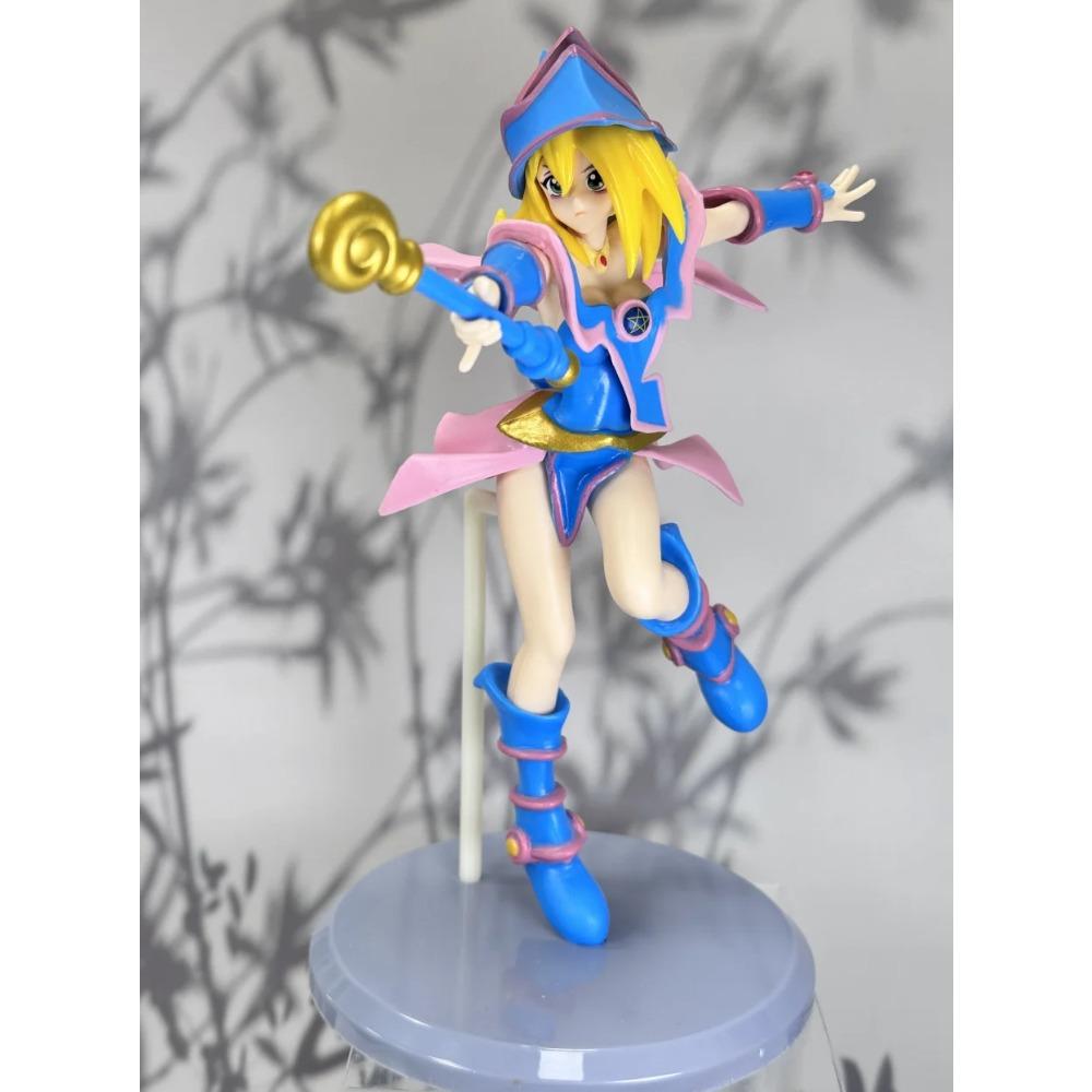 20CM BANDAI Anime Game Yu-Gi-Oh! Duel Monsters Atem Figure Battle Light Series Dark Magician Girl Model Toy Doll Action Figure