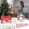 New Christmas Advent Calendar 24 Grid Countdown DIY Bracelet Advent Blind Box Christmas Decoration Surprise Blind Box Gifts