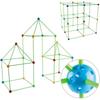 175Pcs Build Your Own Den Set DIY Kids Fort Construction Building Toy