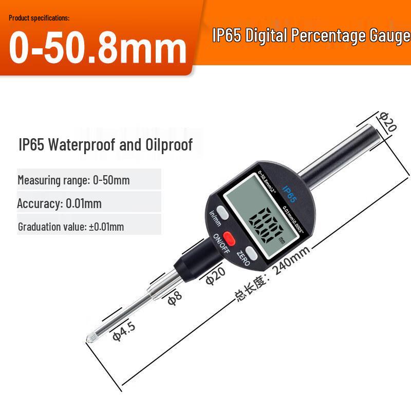 Aokewen IP65 Waterproof Digital Dial Indicator