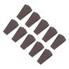 10Pcs Brown Door Stopper Set Convenient Practical Robust No Deformation Door Stop Wedge Kit for Home