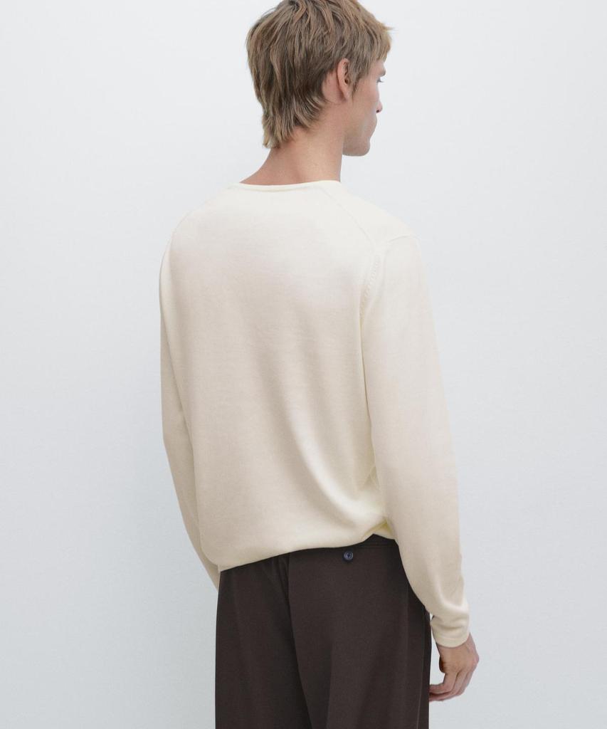 Masimodutti Cotton Round Neck Knit Sweater