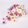 20Pcs 3cm Multicolor Daisy Flower Heads Mini Silk Artificial Flowers for Wedding Home Decoration Christmas Wreath Scrapbooking