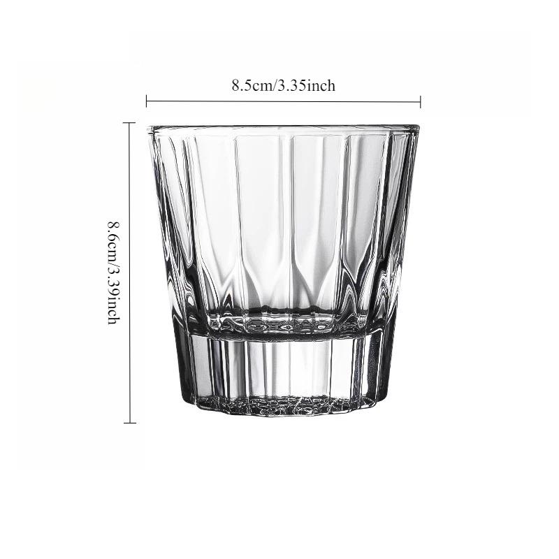 

200ml Exquisite Wine Glass Creative Whiskey Glass Multiple Colored Glass Cups Party Juice Tea Cold Drink Cups Bar Accessories 1pcs