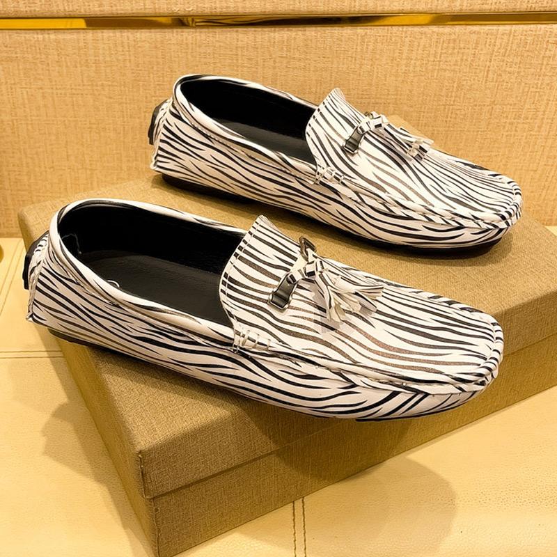 Fashion Mens Outdoor Loafers Leather Fashion Coiffeur Shoes Men 2024 All-match Men Casual Shoes Luxury Brand Classic Men Dress Footwear