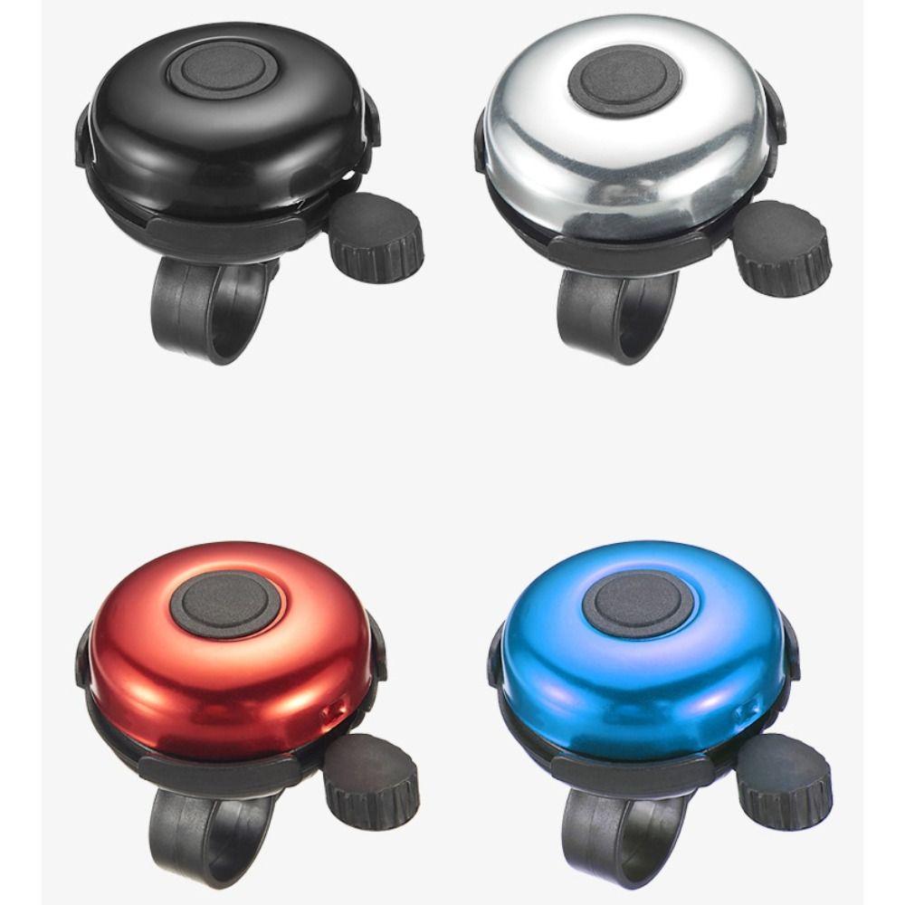 Retro Aluminum Alloy Bicycle Alarm Bell Black Red Blue Silver Lightweight Loud Horn Retro Bells Cycling Handlebar
