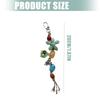 Vibrant Resin Flower Bead Keychain Phone Lanyard with Retro Charm Hanging Accessory for Phone Bag Gift Idea