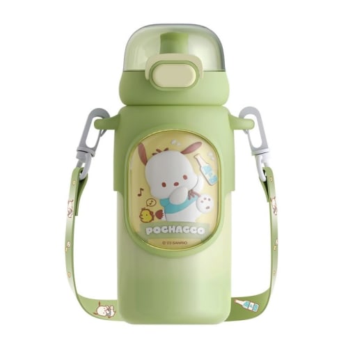 Kuromi, Cinnamoroll, My Melody, and Pochacco Water Bottles. Large Capacity, Direct Drinking, Vacuum Insulated, Thermos Flask, Keeps Hot or Cold, Wide