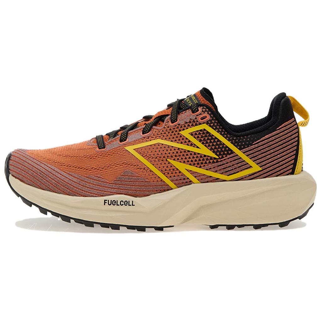 new New Balance Low Top Trail Running Shoes Men's Ginger Yellow