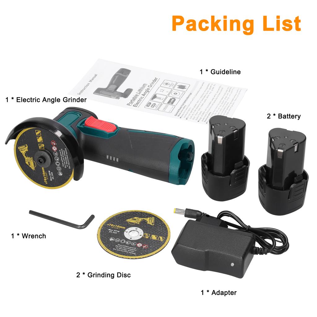 3inch Electric Grinding Tool Brushless Motor Multifunctional Angle Grinding Machine Handheld