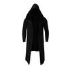 Männer Herbst Winter Windjacke Mode Hoodie Einfarbig Langarm Kalt-proof Männliche Mit Kapuze Lange Mantel