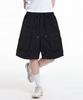 CREAM SODA LAB Air Bermuda Side Cargo String Shorts Black