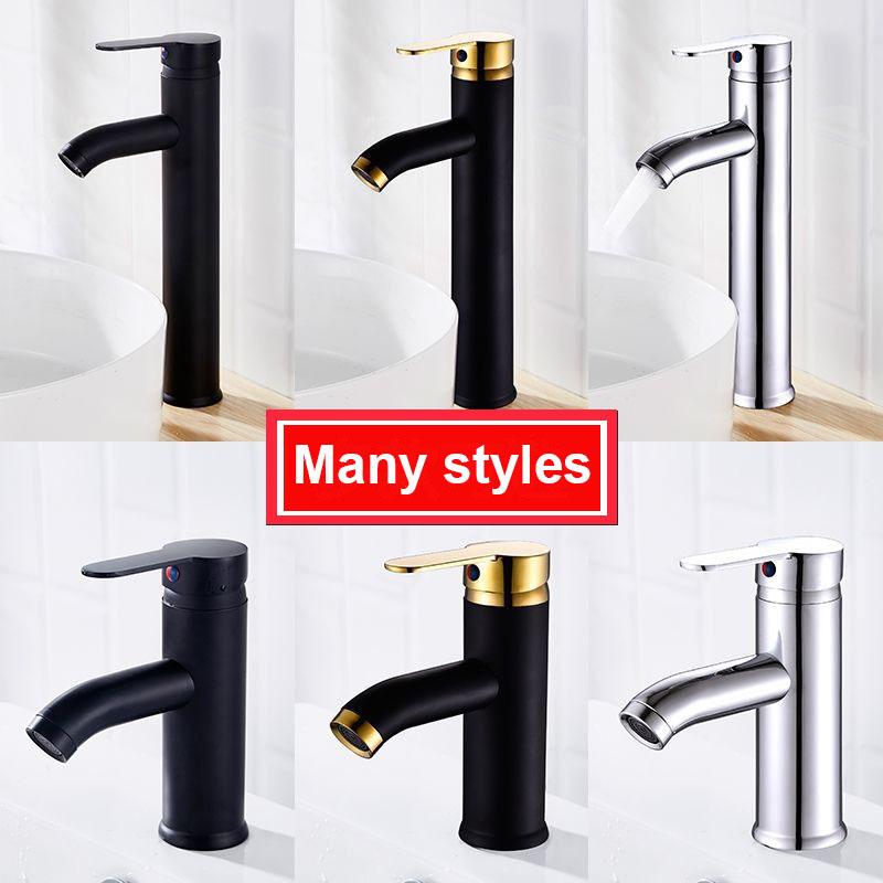 Basin Faucet Stainless Steel Bathroom Faucet Mixer Tap Hot Cold Water Basin Sink Tap Bathroom Faucet Tap
