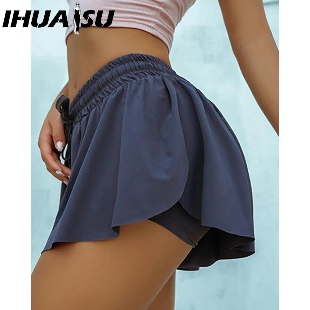 IHUASU Dame Mote Casual Sommer Vår Skjørt